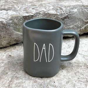 Rae Dunn DAD Grey Ceramic Mug